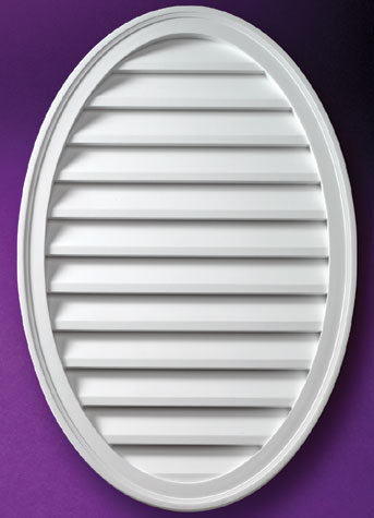 Vertical Oval Gable Vents