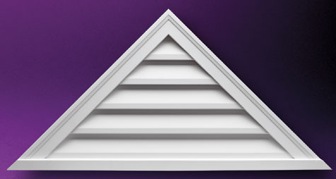 Triangle Louvers and Gable Vents