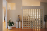 Glass Block Wall Partition