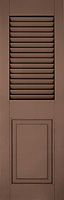 Architectural Shutter Combination Louvered / Panel