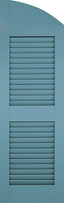 Arch Top Louvered Atlantic Shutter