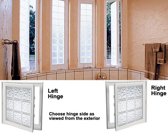 Casement Acrylic Block Windows Accent Building Products