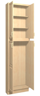 Summerfield 1 Maple Kitchen Tall Cabinets Stain Finish Accent