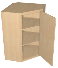 diagonal corner wall cabinet