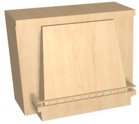 Wooden Range Hood Cabinet