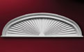 Elliptical Sunburst Pediment