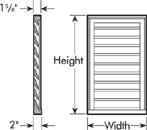 Vertical Gable Vents