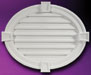 Horizontal Oval Fypon Gable Vent