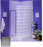 Classic Glass Block Shower Kit