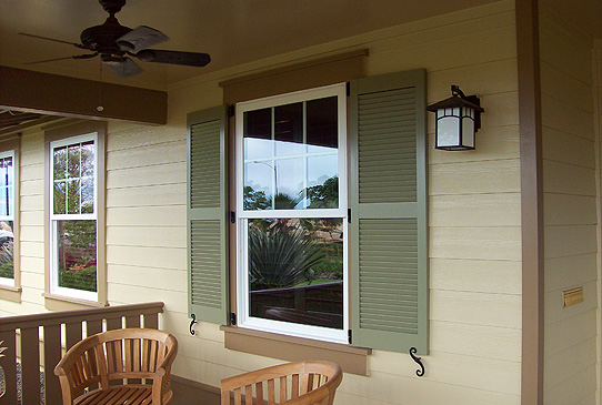 Exterior Louvered Shutters