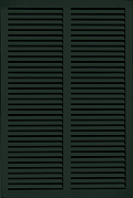 Architectural Shutter Louvered