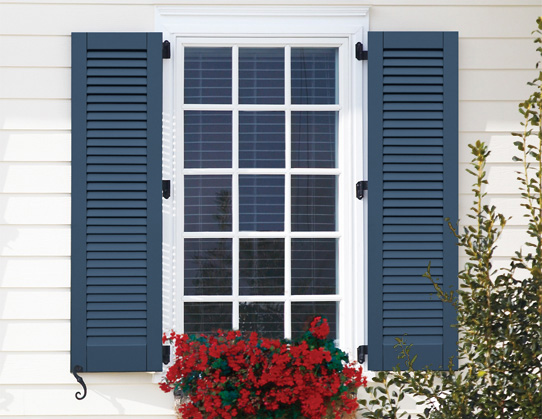 Exterior Louvered Shutters