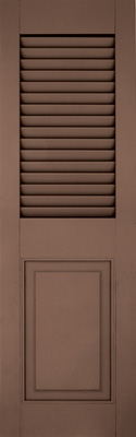 Atlantic Louver / Panel Combination Shutters - Standard