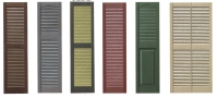 Custom Louver Shutter Options