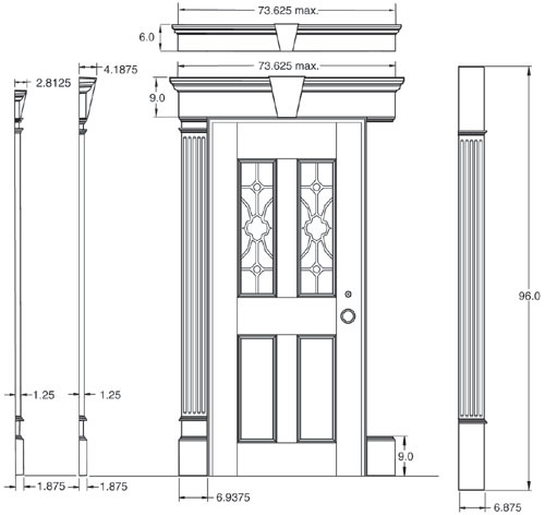 Vinyl Door Surround