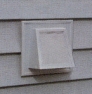 Hooded dryer vent