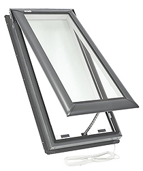 solar venting skylight